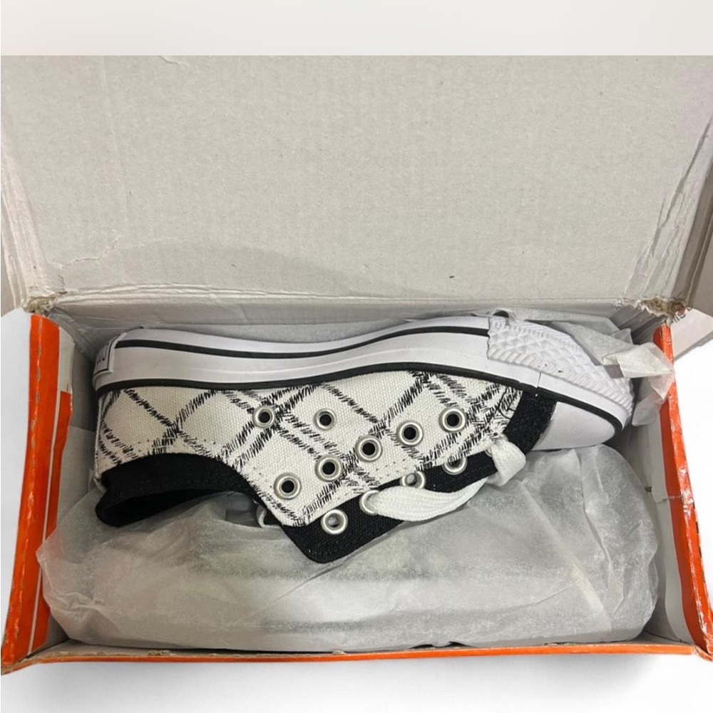 Plaid Canvas Sneakers